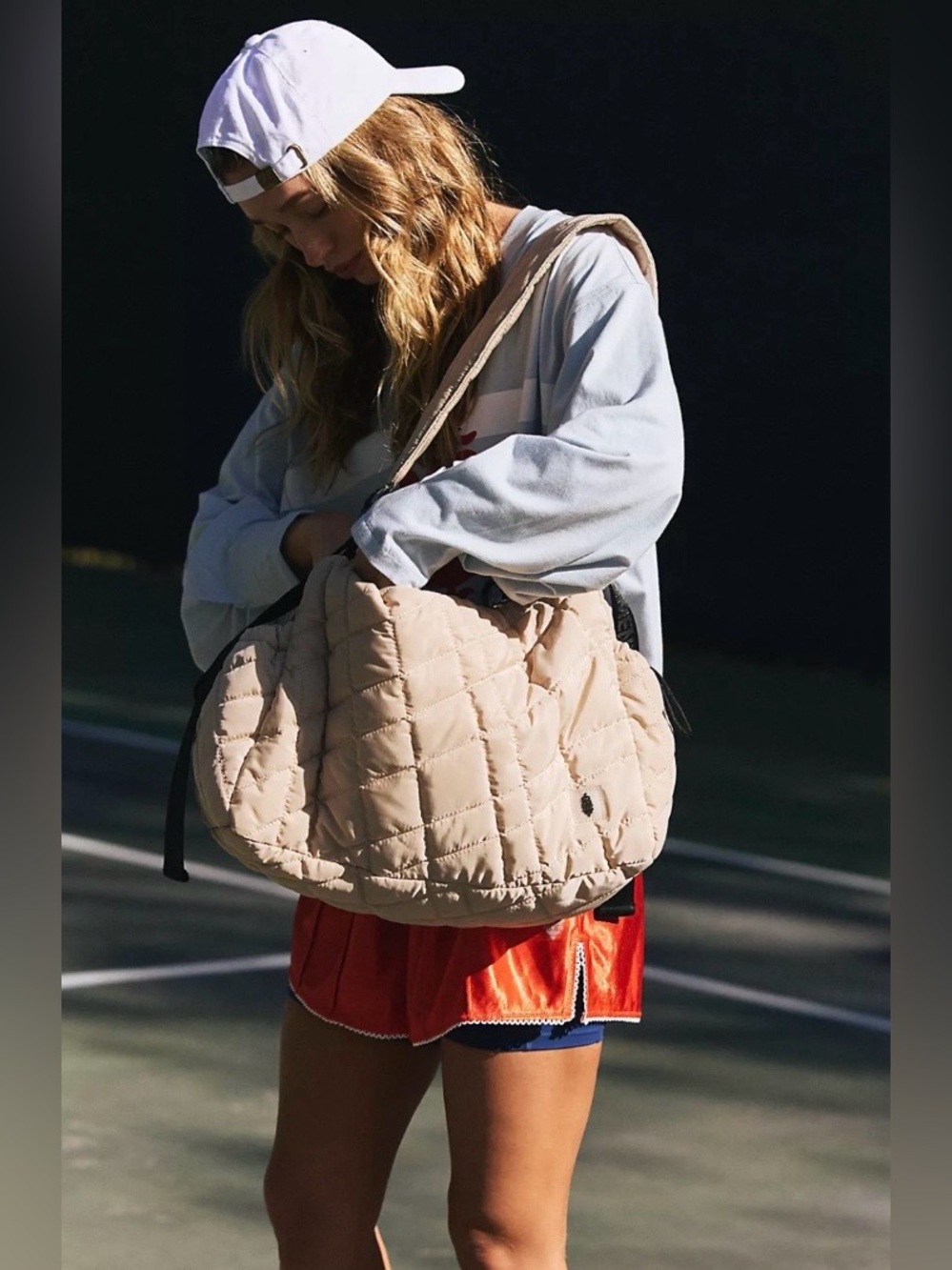 ▪️NWT Free People Off The Path Carryall Quilted Bag